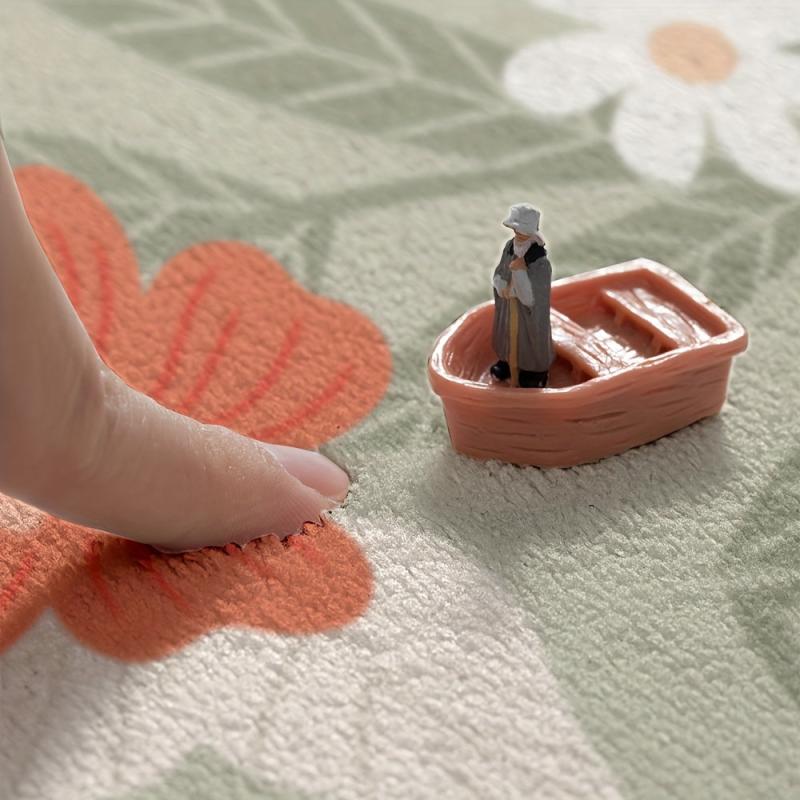 Soft Furry Area Rug Carpet - Bedroom/Living Room - Non Shedding