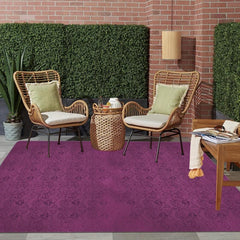 Medieval Vintage Flower Pattern Carpet Horror Entrance Rug