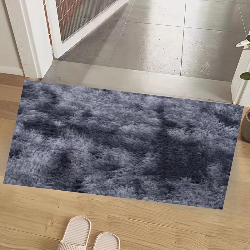Tie Dye Fluffy Area Rug for Living Room - Soft Shag Rug for Bedroom