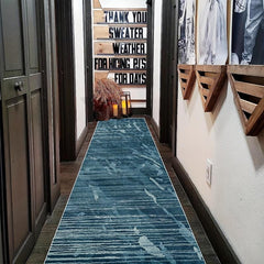 2'X10' Runner Rug Modern Abstract Soft Non Slip Washable