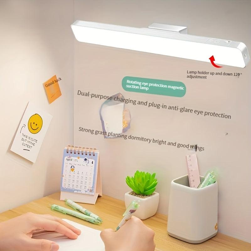 LED Magnetic Desk Lamp Dimmable Night Lamp USB Rechargeable