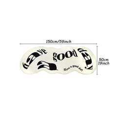 Non Slip Shaggy Bedside Carpet for Bedroom and Living Room Decor