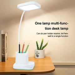 Creative Pen Holder Night Light Touch Sensor LED Desk Lamp
