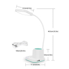 Creative Pen Holder Night Light Touch Sensor LED Desk Lamp