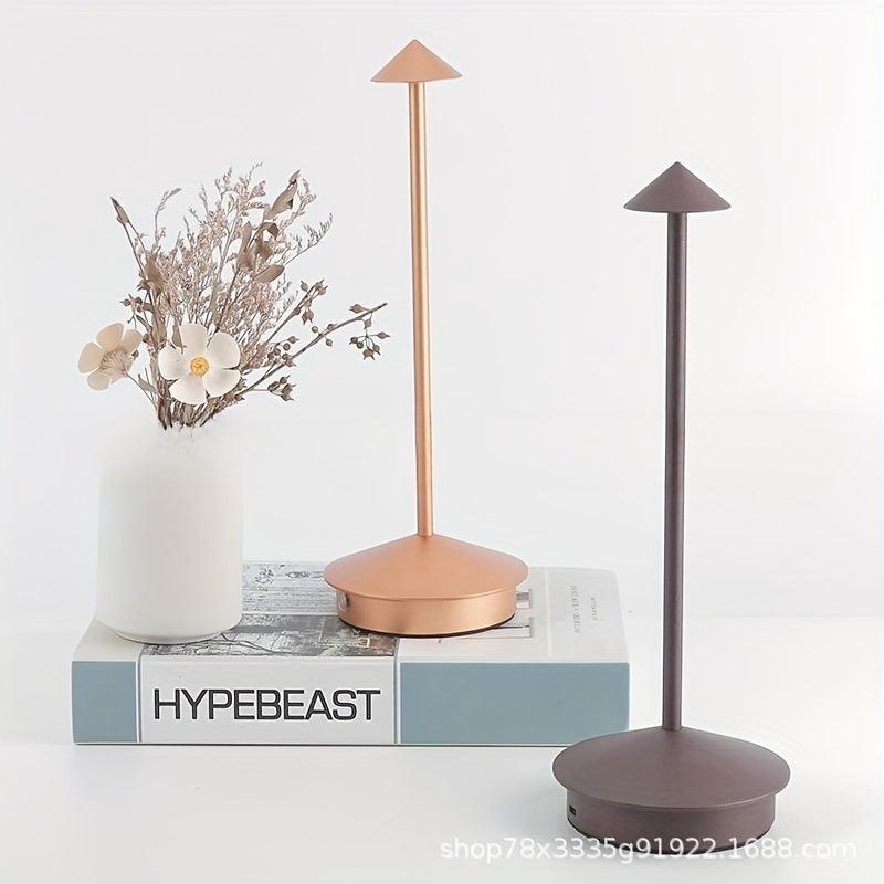 Peaked Mushroom Table Lamp for Bedroom or Outdoor Bar
