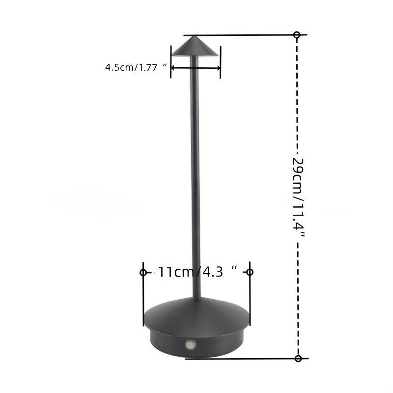 Peaked Mushroom Table Lamp for Bedroom or Outdoor Bar