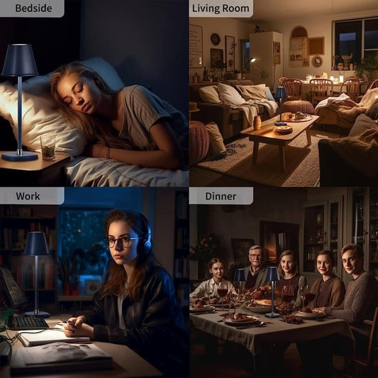 Wireless Rechargeable LED Desk Lamp