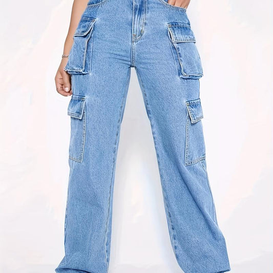 Cargo Pants Loose Fit Y2K & Kpop Style Straight Jeans
