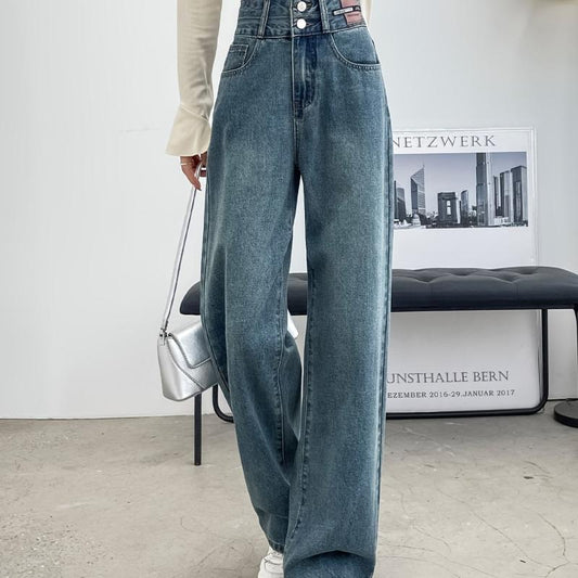 High Waist Wide Legs Jeans Women's Denim Jeans