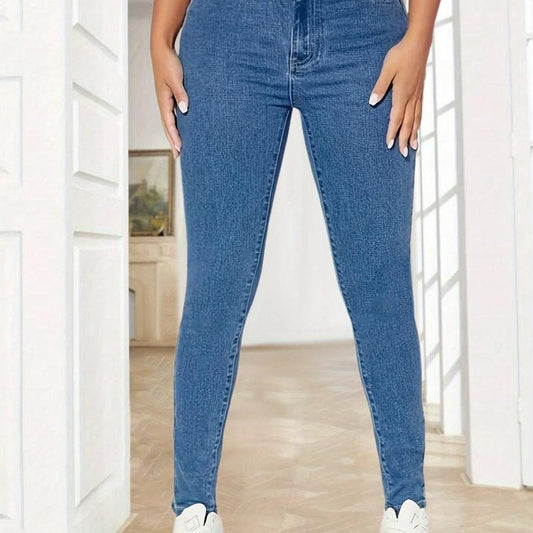 High Waist Stretchy Skinny Jeans for Women