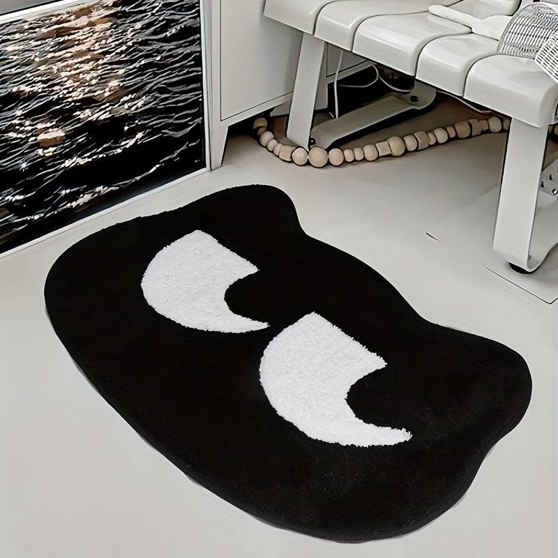 1pc Cashmere Area Rugs Diagonal Funny Living Room Floor Mat
