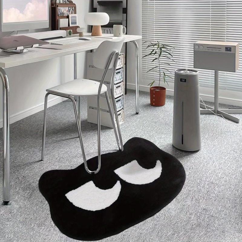 1pc Cashmere Area Rugs Diagonal Funny Living Room Floor Mat