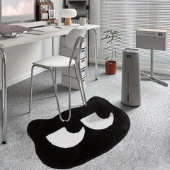 1pc Cashmere Area Rugs Diagonal Funny Living Room Floor Mat