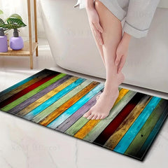 Non Slip Bath Mat Durable Rubber Kitchen Rug Absorbent Water Clearance