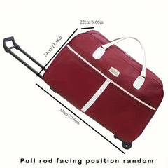 Minimalist Luggage Duffle Bag With Wheels Large Capacity