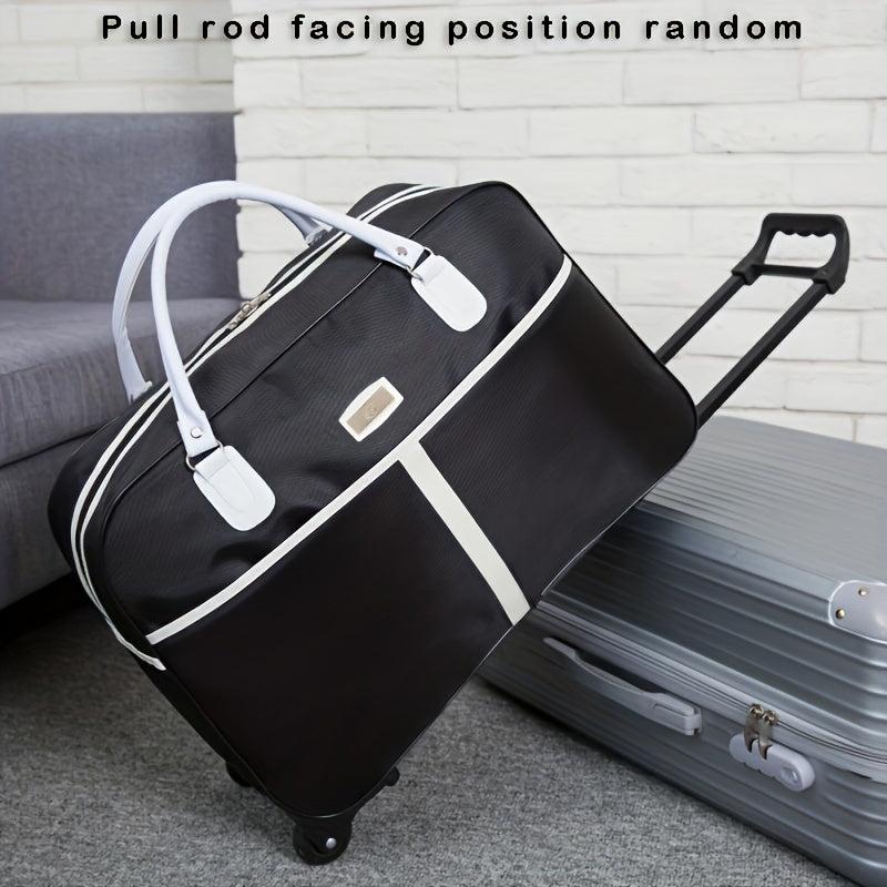 Minimalist Luggage Duffle Bag With Wheels Large Capacity