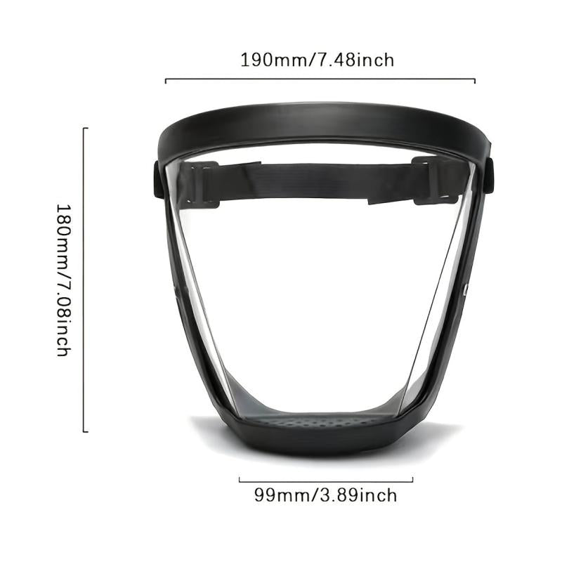 Transparent Safety Shield Kitchen Tools Splash Full Face Shield