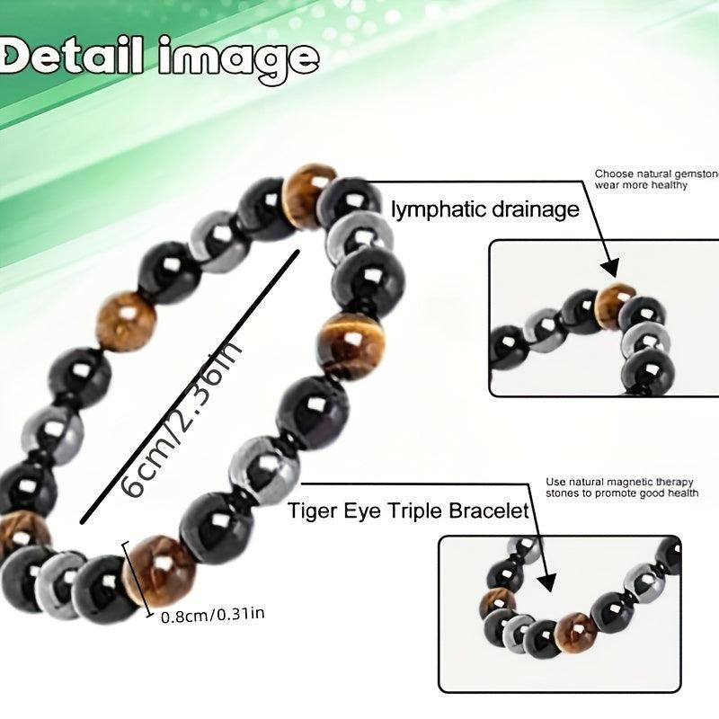 Carnelian Magnetic Lymph Drainage Bracelet