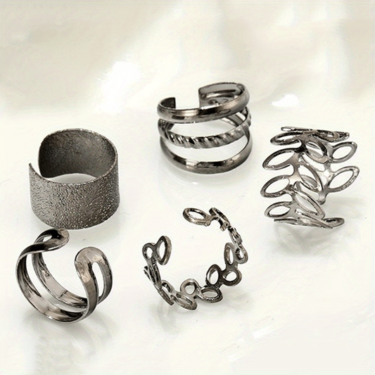 5pcs C Shape Ear Clip for Women and Girls