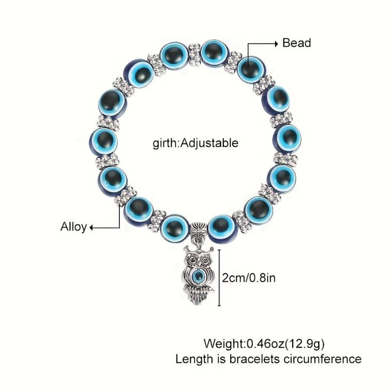Devil's Eye Shape Pendant Anklet For Women Girls