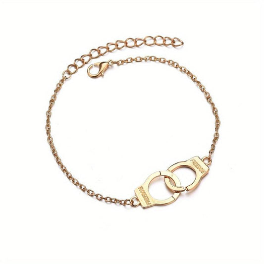 Vintage Style Handcuff Anklet Chain Bracelet for Women