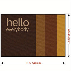Durable Indoor Doormat Non Slip Absorbent Entrance Rug