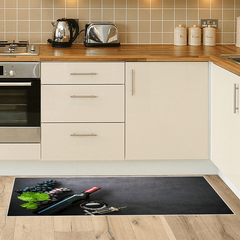 2pcs Cushioned Anti Fatigue Kitchen Rug Waterproof Non Slip Kitchen Rugs Set
