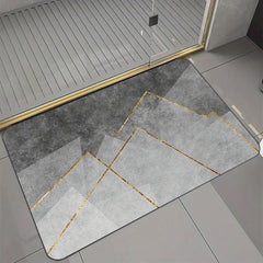 Modern Soft Kitchen Rug Cushioned Anti Fatigue Non Slip Kitchen Rugs