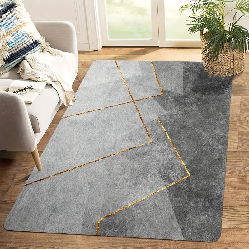Modern Soft Kitchen Rug Cushioned Anti Fatigue Non Slip Kitchen Rugs