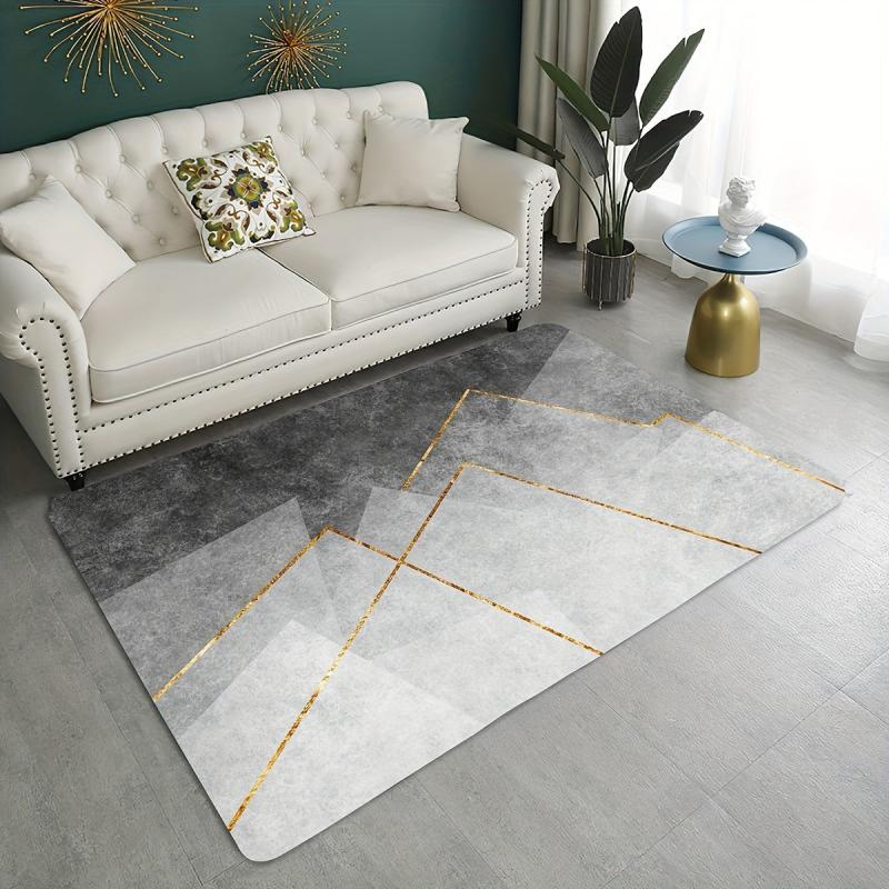 Modern Soft Kitchen Rug Cushioned Anti Fatigue Non Slip Kitchen Rugs