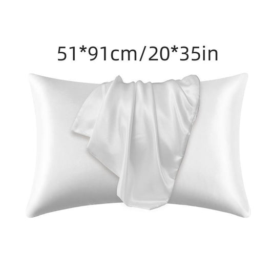 2pcs Satin Pillowcase for Sleep and Living Room Decor