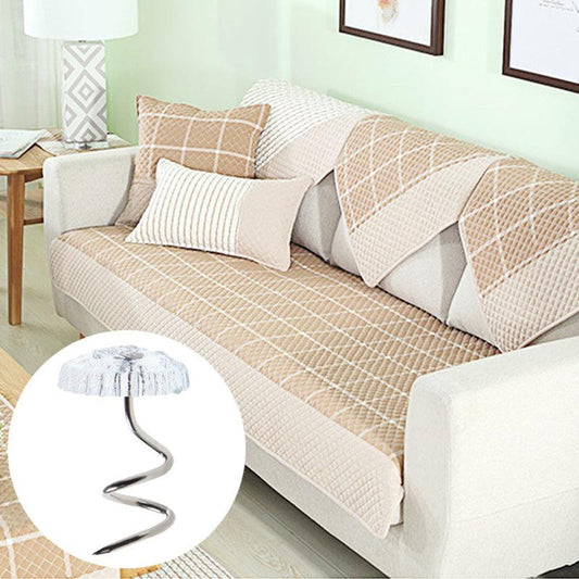 20pcs Bed Sheet Clip Fixer Transparent Twist Nail Sofa Cushion Blankets Cover