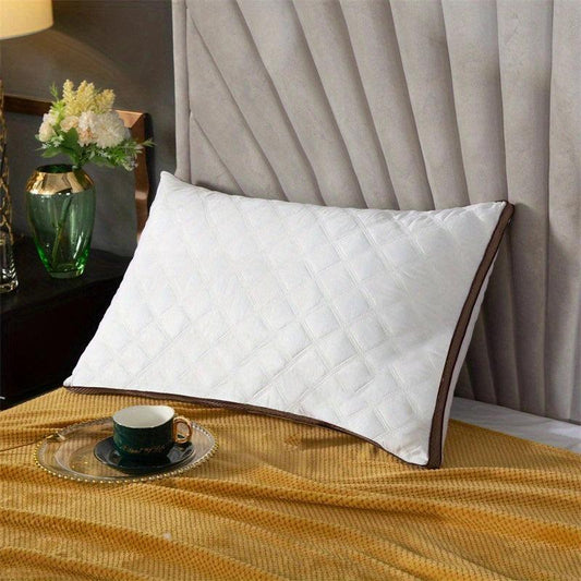 Velvet Bed Pillow - Hotel Quality - Pressure Resistant - Guest Room & Bedroom