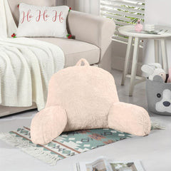 Faux Fur Reading Pillow Cover Soft Washable No Pillow Core