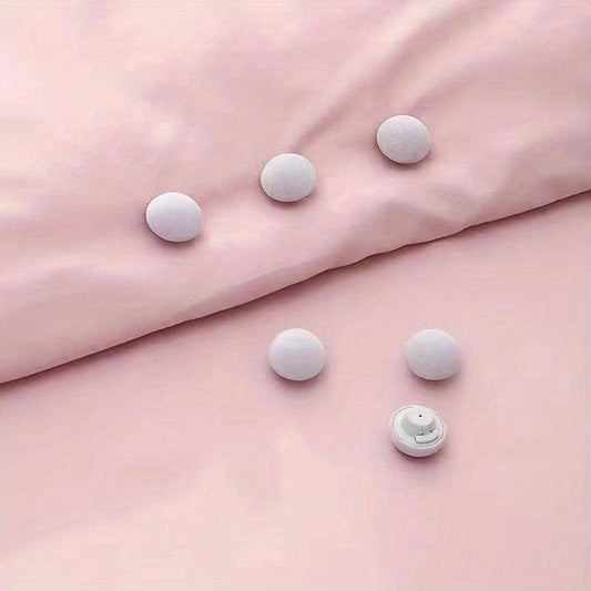 12pcs Quilt Fixers No Pins Bed Sheet Quilt Anti Run Buckles