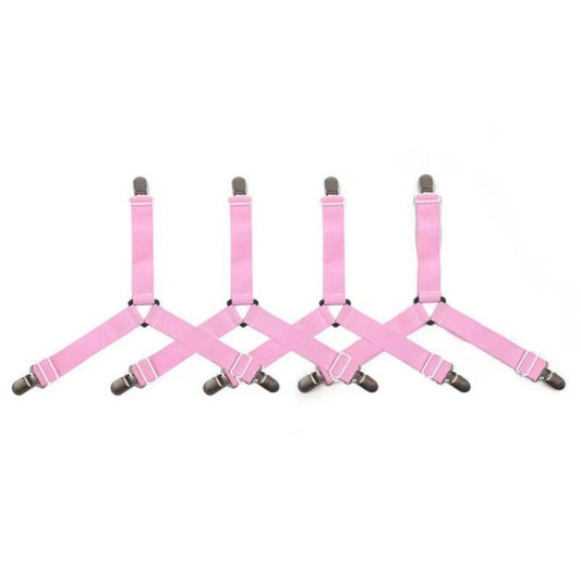 4pcs Bed Sheet Holder Straps Keep Sheets in Place Fasteners
