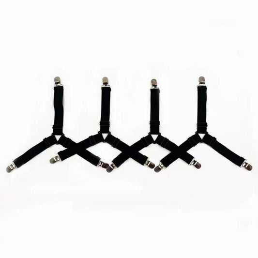 4pcs Bed Sheet Holder Straps Keep Sheets in Place Fasteners