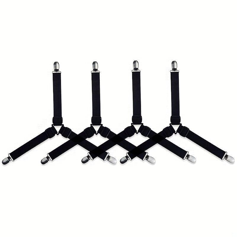 4pcs Bed Sheet Holders Adjustable Sofa Bed Sheet Clips Anti-slip Buckles