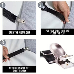 4pcs Bed Sheet Holders Adjustable Sofa Bed Sheet Clips Anti-slip Buckles