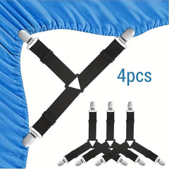 4pcs Bed Sheet Holders Adjustable Sofa Bed Sheet Clips Anti-slip Buckles