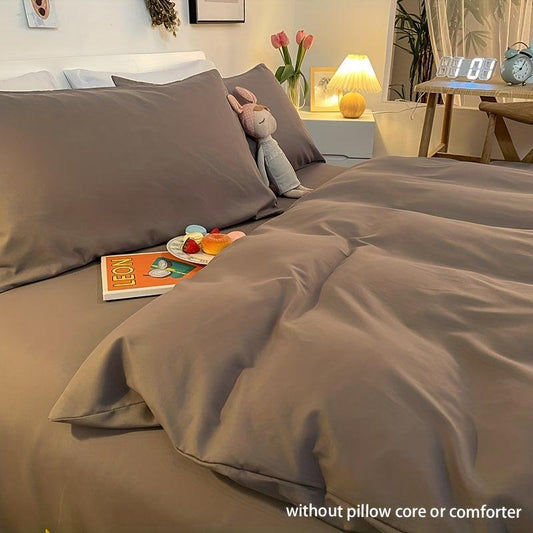 3 Piece Soft & Skin Friendly Duvet Cover Set for Bedroom & Guest Room