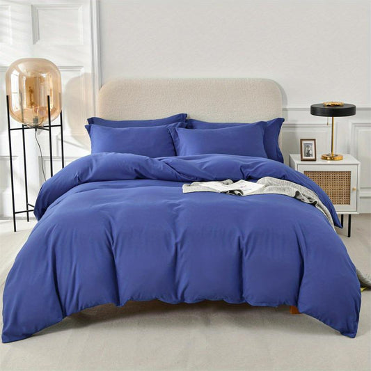 3pc Soft Bedding Set for Bedroom Dorm - Duvet Cover and Pillowcases