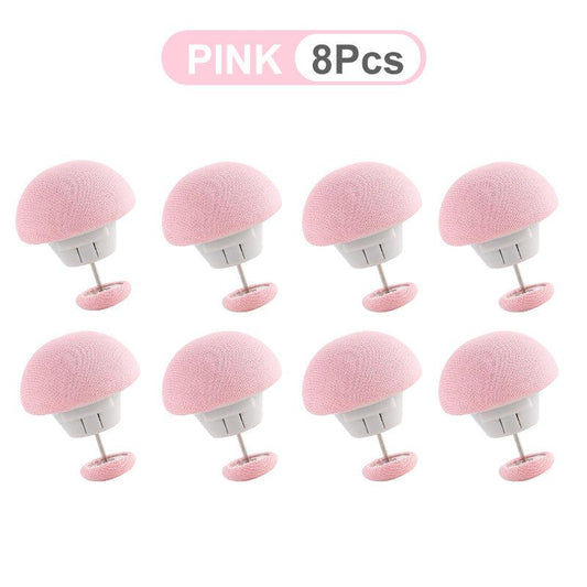 8pcs Bed Sheet Quilt Clip Non Slip Mushroom Fix Holder Duvet Cover Blanket