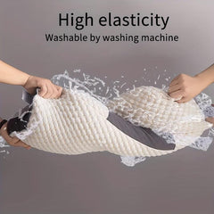 3D SPA Massage Knitted Cotton Neck Pillow
