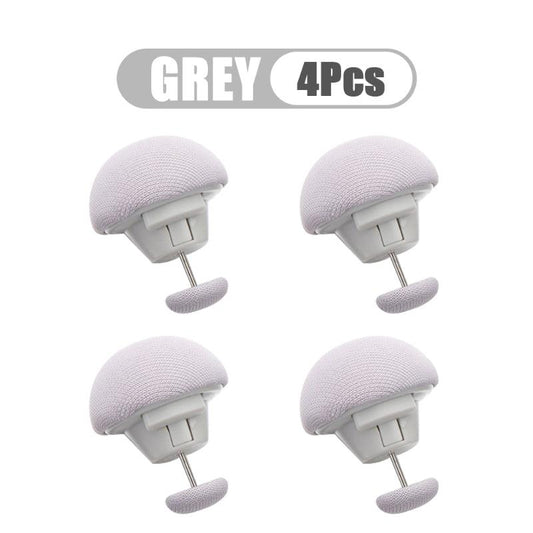 4pcs Mushroom Shape Blanket Clips Slip Resistant Nordic Clips