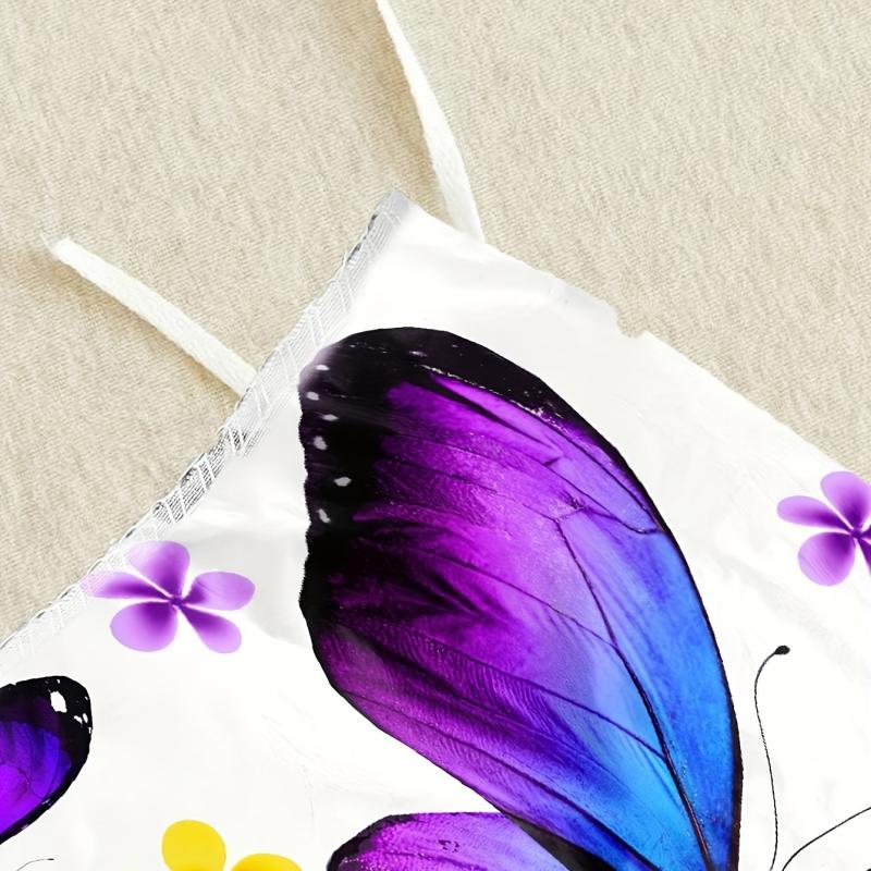3 Piece Butterfly Floral Print Bedding Set Soft & Breathable Duvet Cover