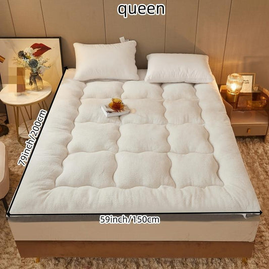 Lamb Wool Mattress Thickening to Keep Warm Three-dimensional Quilting Process