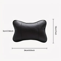 Car Neck Pillow Soft Leather Headrest For Driving
