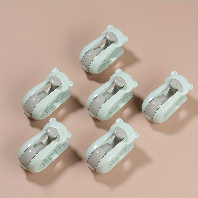 6pcs Quilt Fixer No Needle Style Green Pink Safety Quilt Fixed Anti Slip