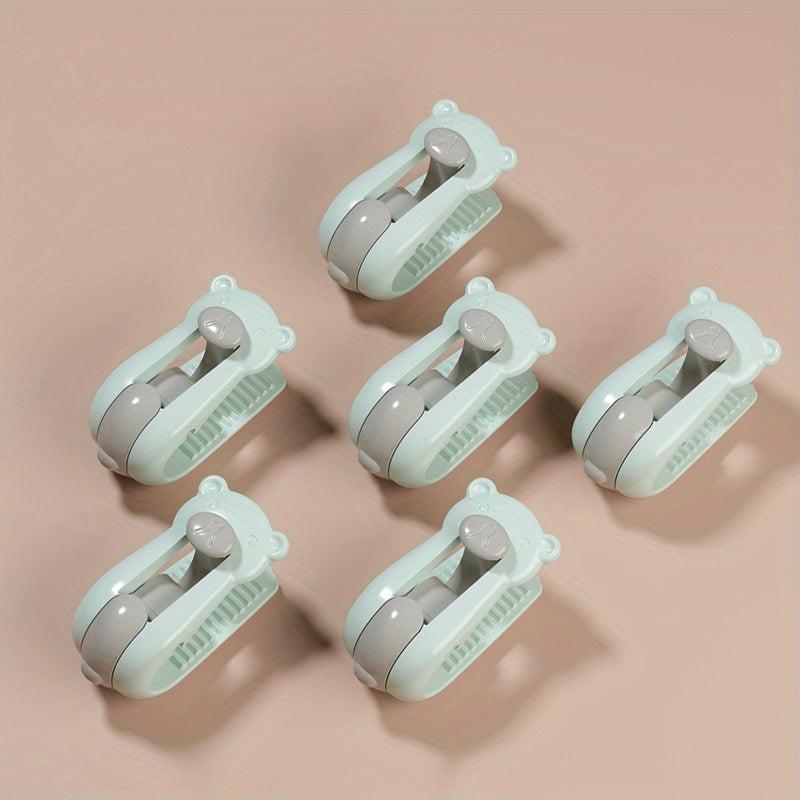 6pcs Quilt Fixer No Needle Style Green Pink Safety Quilt Fixed Anti Slip